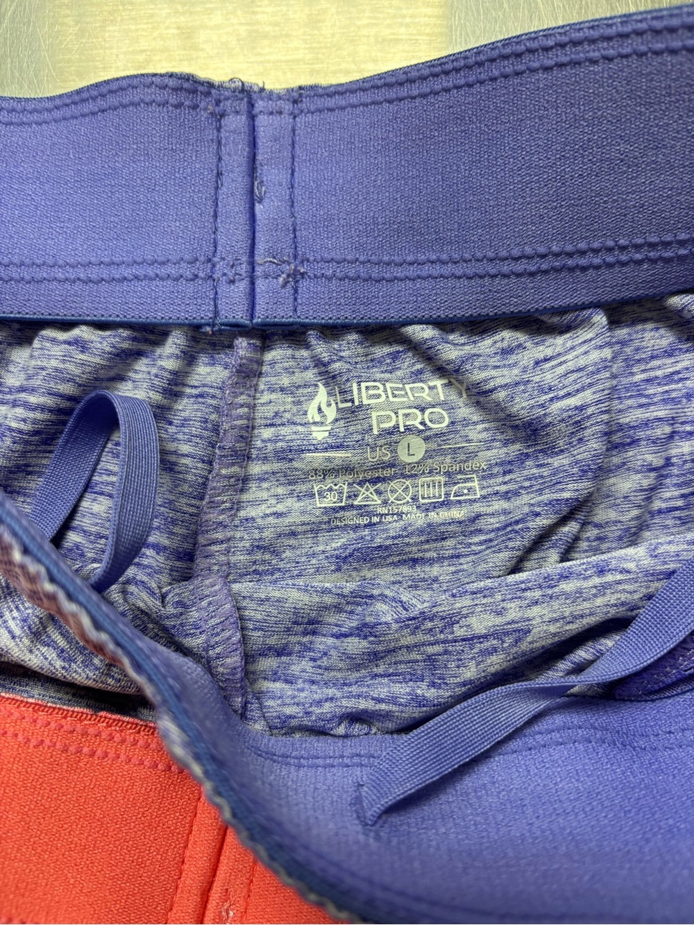 liberty Heather Pink & Purple (2 piece set) athletic shorts - large - Picture 4 of 6